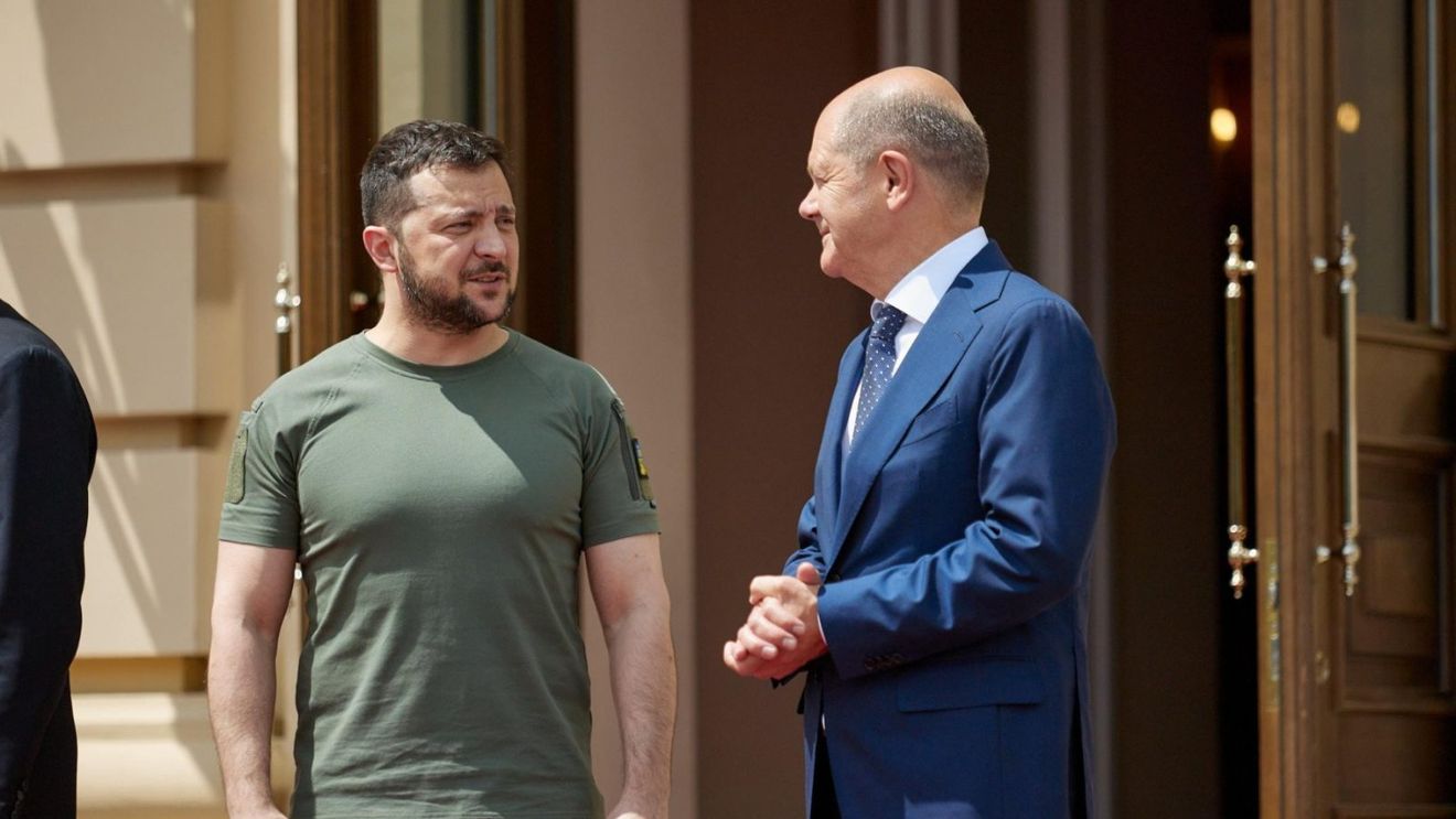 Scholz promite ajutor Ucrainei, la Kiev, pe fundalul problemei negocierilor cu Moscova
