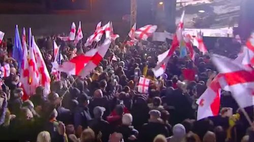 Mii de georgieni anunță "o grevă a foamei în masă", pentru a cere eliberarea lui Mihail Saakașvili