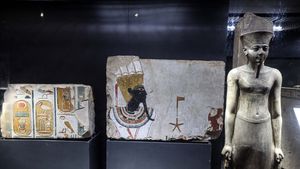 Un artefact rar din mormântul lui Tutankhamon şi două morminte restaurate din Noul Regat, expuse de autoritățile egiptene la Luxor