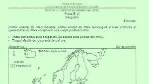Subiectele de la Geografie – simulare BAC 2023: Liceenii au avut de prezentat un avantaj economic al faptului că România este o țară carpatică