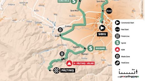 HARTĂ Restricţii de trafic pe mai multe sectoare de drum pentru Turul Ciclist al Sibiului / Luni, competiţia are loc pe Transfăgărăşan