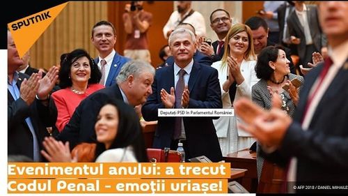 Propaganda rusă salută adoptarea Codului penal. Sputnik: Evenimentul anului