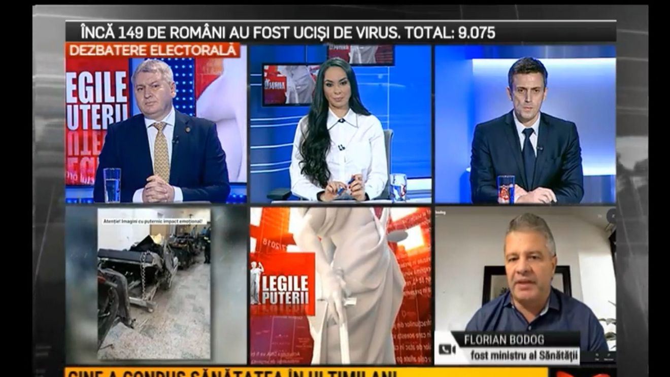 Discuții aprinse între candidatul PNL Florin Roman și candidatul PSD Florian Bodog, în direct la Realitatea PLUS. Cei doi s-au trimis reciproc în fața instanței