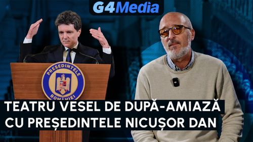 Teatru vesel de după-amiază cu președintele Nicușor Dan
