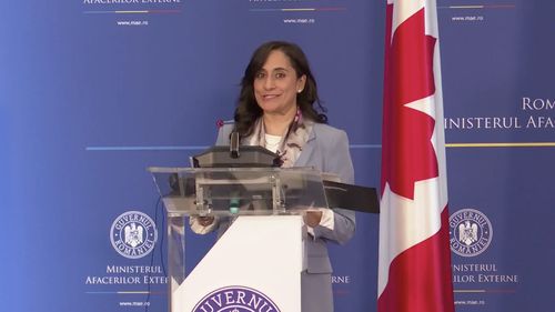 Anita Anand, primită la Cotroceni de președintele Nicușor Dan, în cadrul vizitei oficiale în România