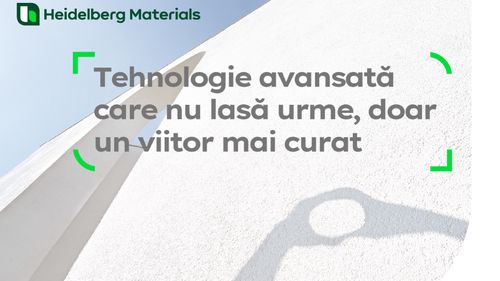 Primul ciment din lume cu zero emisii nete de dioxid de carbon datorită tehnologiei de captare, lansat de Heidelberg Materials. Un avans major într-o industrie greu de decarbonizat
