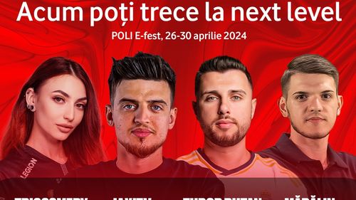 Începe Poli E-FEST - powered by Vodafone, cea mai mare competiție de gaming din România.  Evenimentul conectează două generații și va crea oportunități fascinante pentru tinerii pasionați de industria jocurilor video! (P)