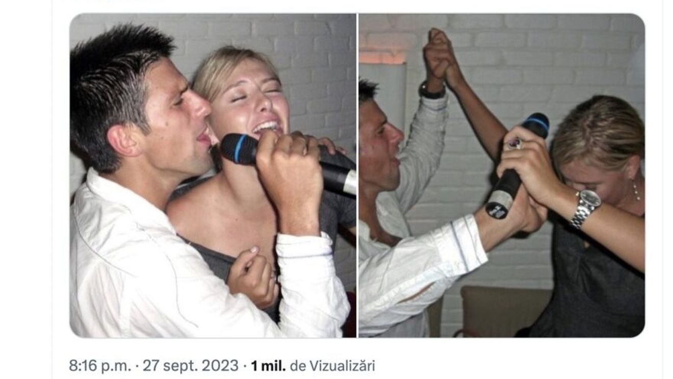 Maria Sharapova, despre „povestea nebună” cu Novak Djokovic: Am jucat un meci demonstrativ la Indian Wells, nu-mi amintesc exact care a fost pariul, dar el a spus: „Dacă voi câștiga turneul, mergem împreună la cină”