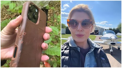 VIDEO Un iPhone 16 Pro a căzut dintr-un avion și a continuat să filmeze: Terminalul, găsit în stare de funcționare într-o pădure / Proprietara laudă husa folosită