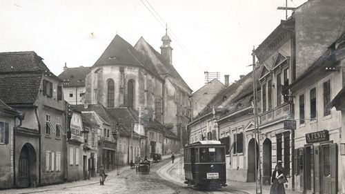 Sibienii foloseau în 1906 tramvaiul electric alimentat cu energie de la Sadu / Un milion de persoane au fost transportate în primul an de funcționare