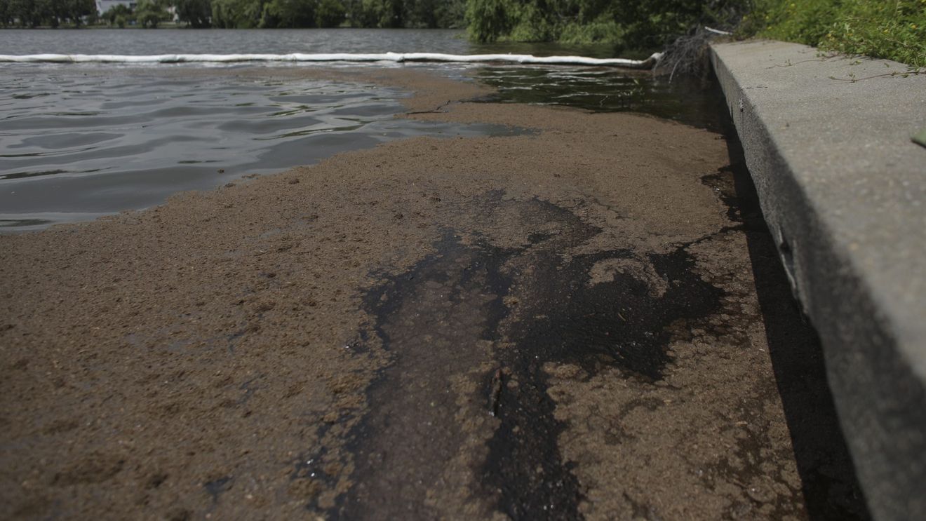 Poluare pe lacul Băneasa/ ”Apele Române”: Vor fi montate în continuare baraje absorbante. Monitorizarea va continua cu privire la mortalitatea piscicolă şi afectarea biodiversităţii