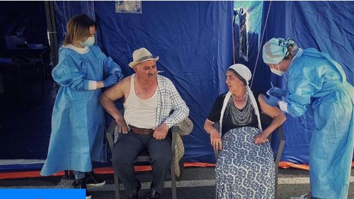 Nea Tacu, primul bulibașă vaccinat împotriva COVID-19