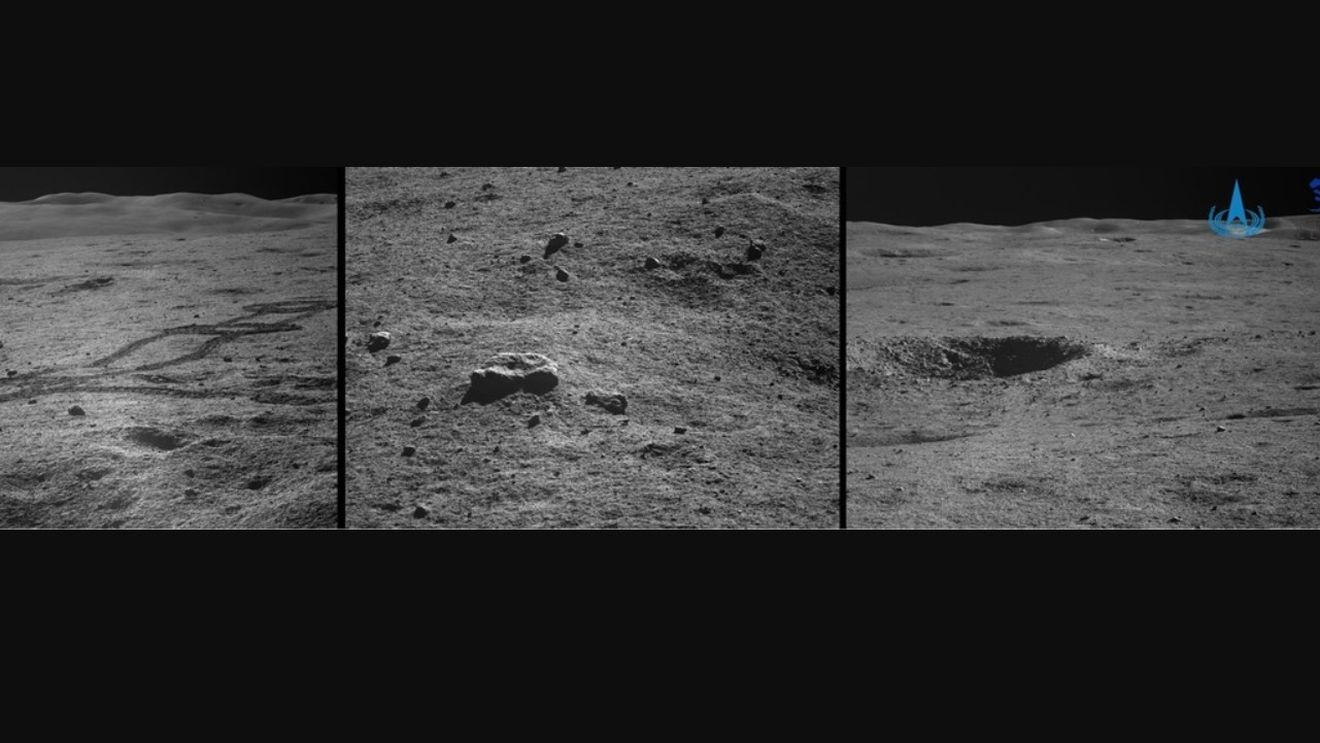 Beijingul eliberează noi fotografii surprinse pe Lună de roverul Yutu-2, cu ocazia Anului Nou Chinezesc