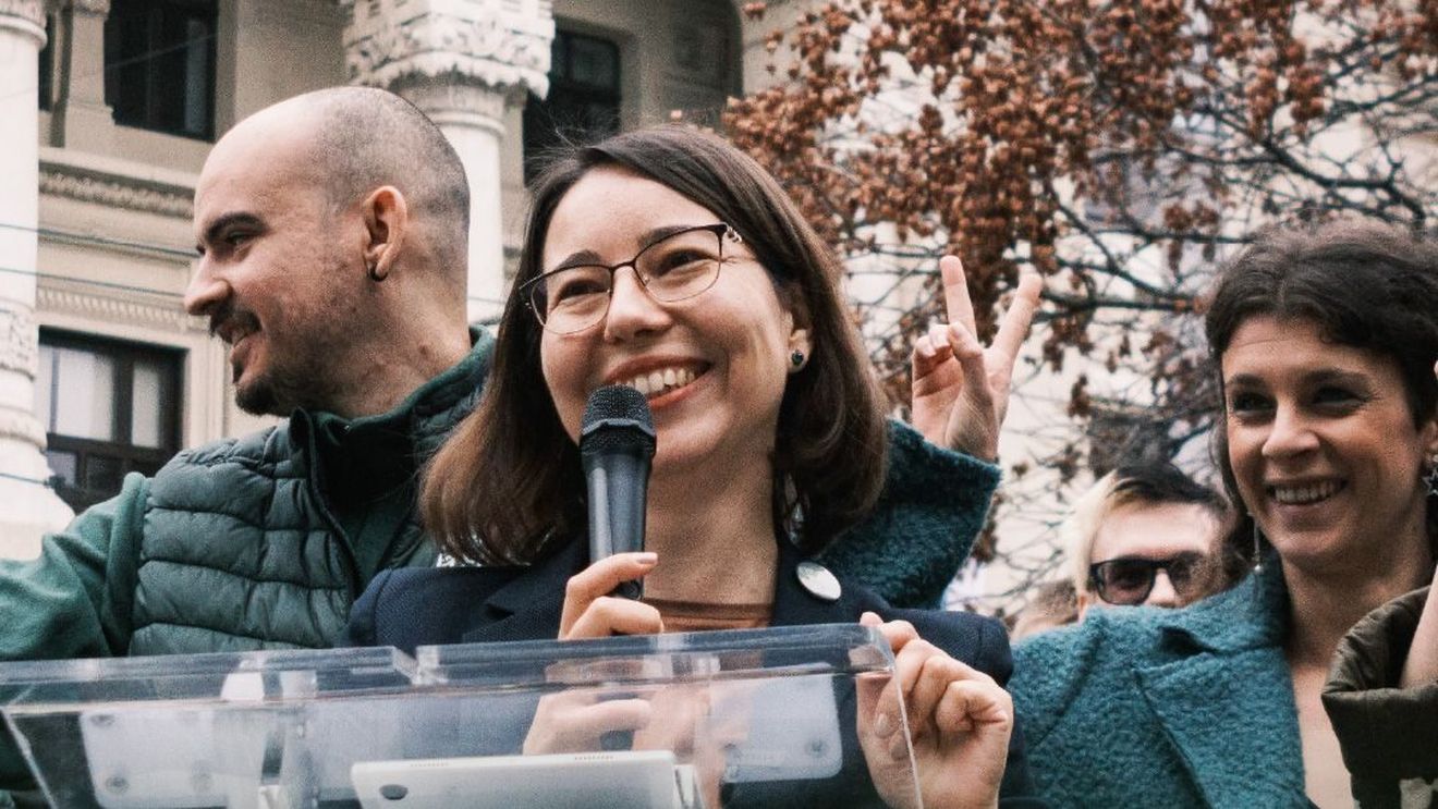 Candidata SENS, Ana Ciceală: Vă mulțumesc! Pentru noi miza alegerilor a fost să punem pe masă subiecte care au fost evitate mulți ani / Estimările din sondaje o clasează de abia pe locul 5, cu un scor de 6%