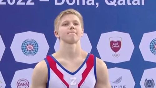 Gimnastul rus Kuliak nu regretă că și-a manifestat susținerea pentru invadarea Ucrainei / Aflat pe podium la Cupa Mondială, și-a lipit litera ”Z” pe tricoul pe echipament