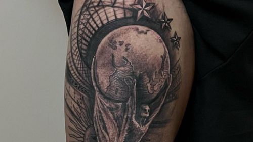 Argentinianul Angel Di Maria şi-a tatuat pe picior trofeul Cupei Mondiale din Qatar: ”Pe piele pentru totdeauna”