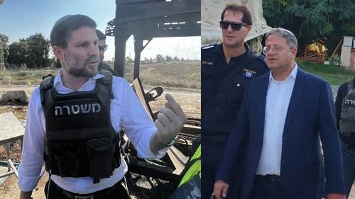 Extremiștii de dreapta din guvernul israelian, Bezalel Smotrich și Itamar Ben Gvir, criticați de colegii lor mai moderați pentru că susțin relocarea locuitorilor din Gaza în străinătate
