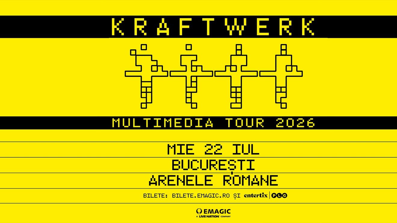 KRAFTWERK live la București pe 22 iulie 2026