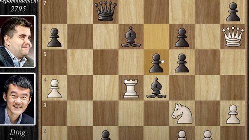 Campionat Mondial de Șah: Rusul Nepomniaşci, meci câștigat împotriva chinezului Ding Liren, după ce duminică, în prima partidă, a fost remiză