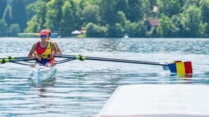 Aur pentru România: Gianina van Groningen şi Ionela Cozmiuc, campioane europene la dublu vâsle feminin, categorie uşoară