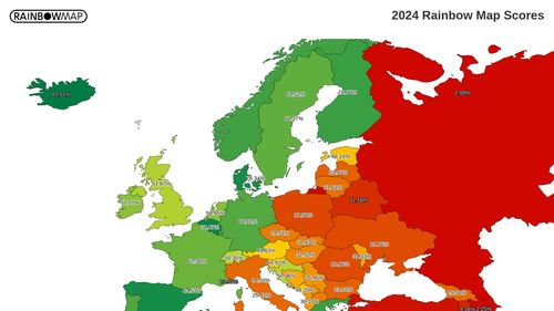 Unde se află România în topul țărilor din Europa în ce privește drepturile LGBTQ+/ Marea Britanie își continuă decăderea