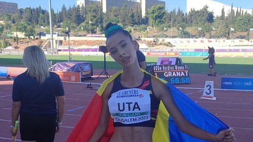 Atletism: Ştefania Uţă, medalie de aur la 400 metri garduri, la Campionatele Europene U20