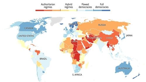 Un nou minim pentru democrația globală. Restricțiile pandemice prelungite au afectat libertățile democratice în 2021 (Economist Intelligence Unit)