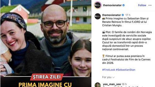 Prima imagine cu Sebastian Stan în noul film al lui Cristian Mungiu, Fjord (themovienator)