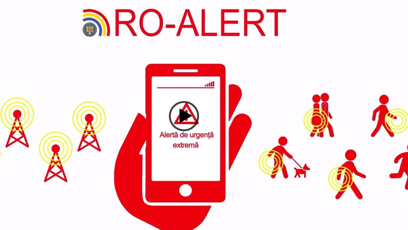 MAI vrea să extindă sistemul RO-ALERT / Se dorește ”interconectarea cu radioul şi televiziunea, pentru a asigura o acoperire cât mai largă şi o comunicare eficientă”