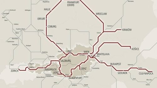 Tren direct Cluj-Oradea-Viena din 2019. Austriecii de la ÖBB intră pe piaţa de transport călători din Romania